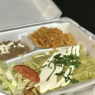 Enchiladas Verdes de Pollo