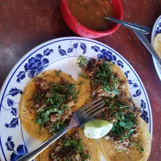 Tacos de Chicharron Prensado