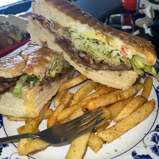 Mama-something...huge.  Added lettuce.