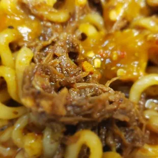 Close up of the ramen