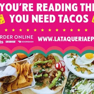 Si tú lees esto tú nesecitas  comer tacos