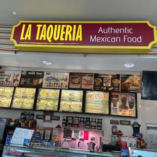 La Taqueria in the food court