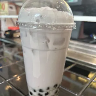 Blueberry mixed with coconut