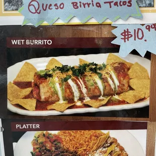 What I ordered with carnitas