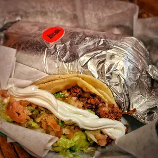 Double meat Asada gargantuan burrito.