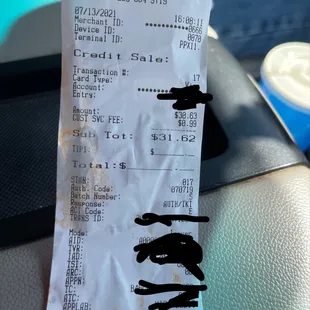 IT'S A JOKE!!!! ONE SKINNY BURRITO ONE NASTY TACO 2 DRINKS $31.62