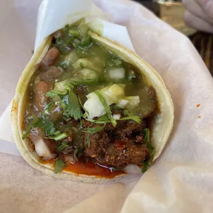 Al Pastor taco. So good!