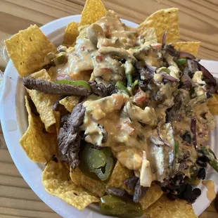 Nachos with Beef Fajita