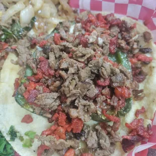 Garras de oso taco.