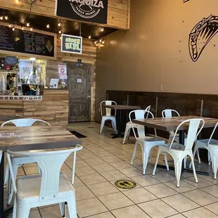 the interior of a restaurant