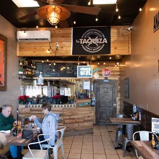 the interior of a restaurant