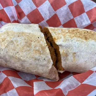 Al pastor burrito