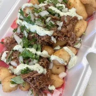 birria cheese curds special