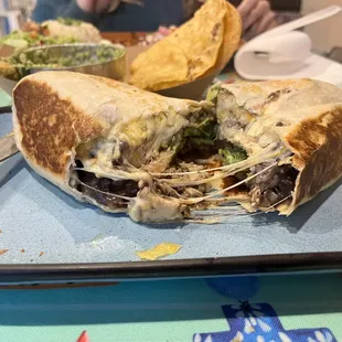 Large chicken supreme burrito