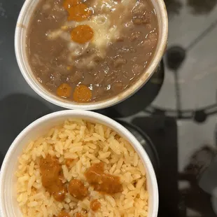 Rice and Pinto beans