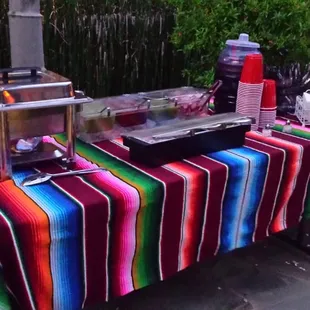 Set up at a graduation on Saturday night 4/4/15