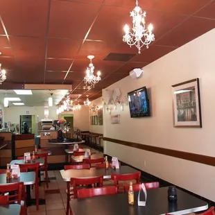 the interior of a restaurant