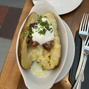 Baked Potato - could have been hotter