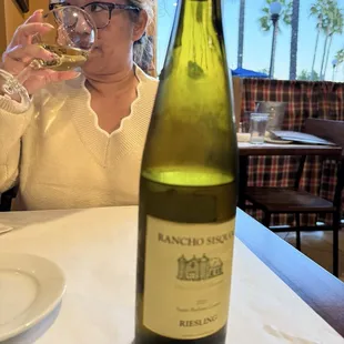 They have an affordable, but nicely curated wine menu.  I really enjoyed this riesling.