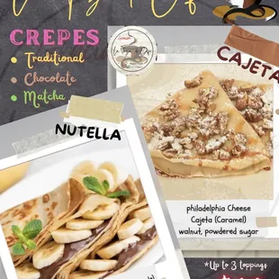 crepes and nutella