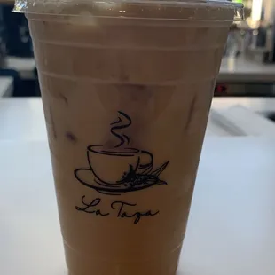 Iced Salted Caramel Latte