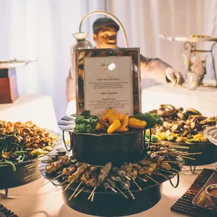 Part of the grill station