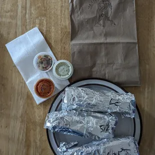 burritos and wraps, food