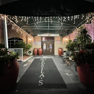 Restaurant entrance