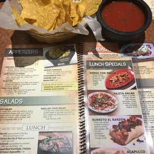 menu, soups and chowder