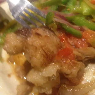 My steak in the Steak Mexicana dish was mostly fat.