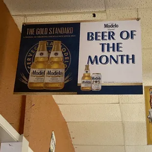 What?? In this town there&apos;s a beer of the month and ITS NOT MADE BY SHINER??? ha ha ha
