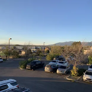 outside