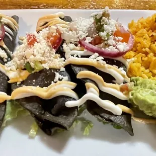 Crispy Fish Taco Plate - spicy and delicious, a very unique preparation