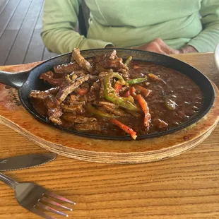 Chicken fajita skillet