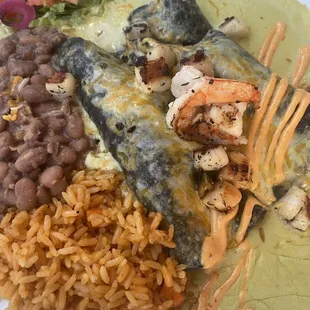 Seafood Enchiladas