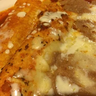 Enchilada lunch special