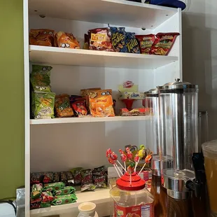 Colombian snack station, make a pit stop