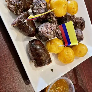 Morcilla: Colombian blood sausage