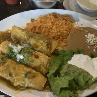 Enchiladas Verdes