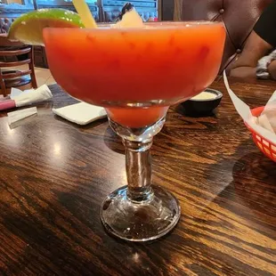 Strawberry and Lime Margarita