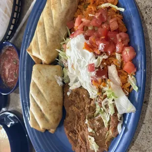 Chimichanga Dinner