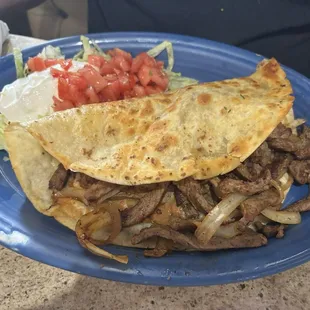 Steak quesadillas