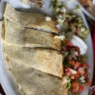 Shredded Chicken Quesadilla