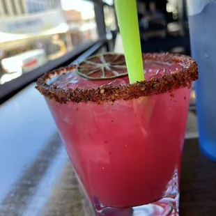 Prickly pear margarita