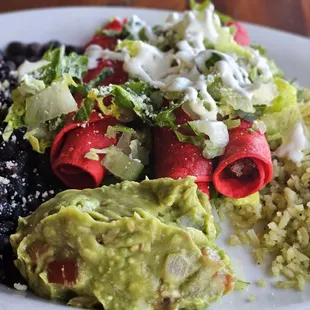 Veggie flautas de papa