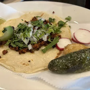Tacos Autenticos - Chorizo