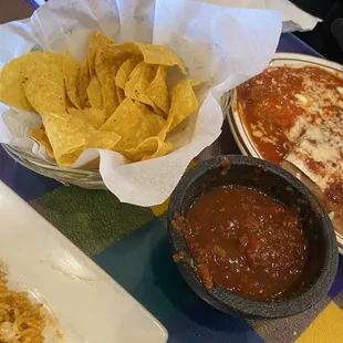 Chips and salsa.