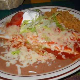 I had the La Terraza Burrito, and it was very good.