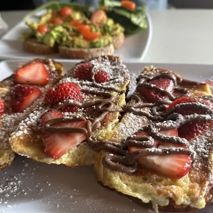Nutella French Toast &amp; Avocado Toast