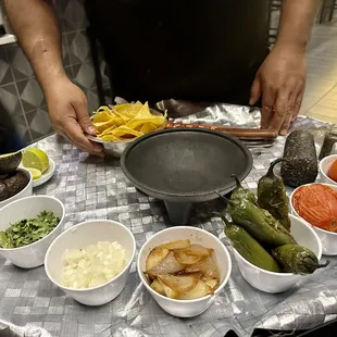 a man preparing a meal